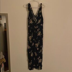 Floral Sleeveless Jumpsuit